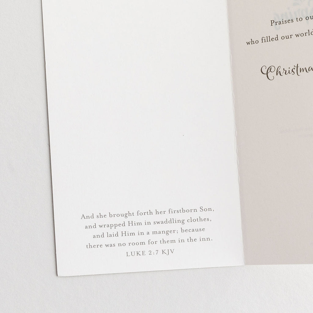 O Come Let Us Adore Him Christmas Boxed Cards