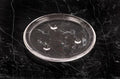 3 Inch Glass Pillar Plate
