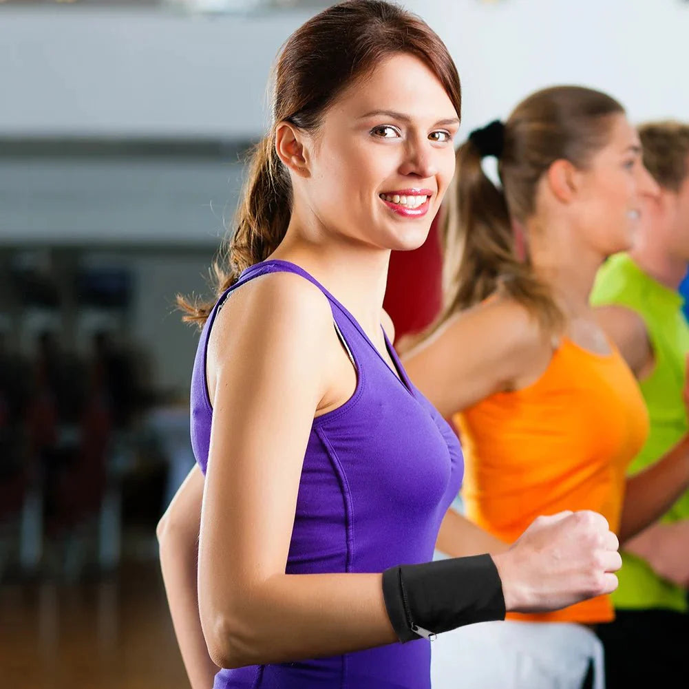 Wrist Arm Bag | Lightweight Nylon Running and Cycling Strap for Secure Storage