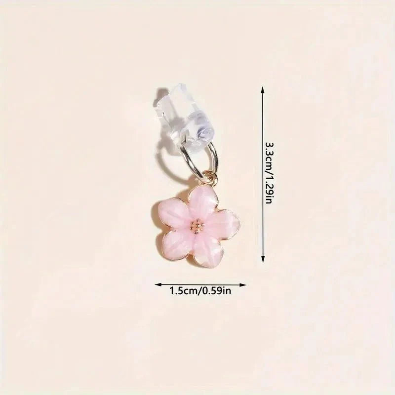 Simple Flowers Phone Dust Plug | Decorative Charging Port Pendant