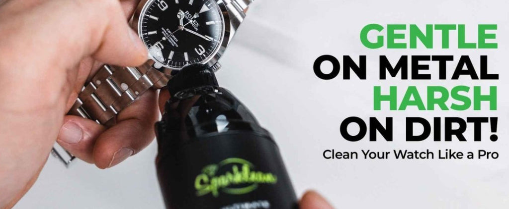 SparkBrush™ by Sparklean® — Soft-bristle cleaner for luxury watches & fine jewelry