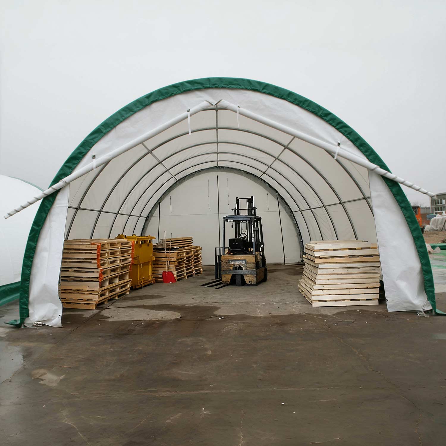 W20'xL42'xH12' Single Truss Arch Storage Shelter