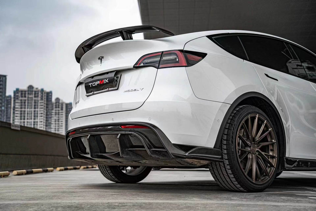 TESERY Carbon Fiber Rear Diffuser Ver.2 for Tesla Model Y