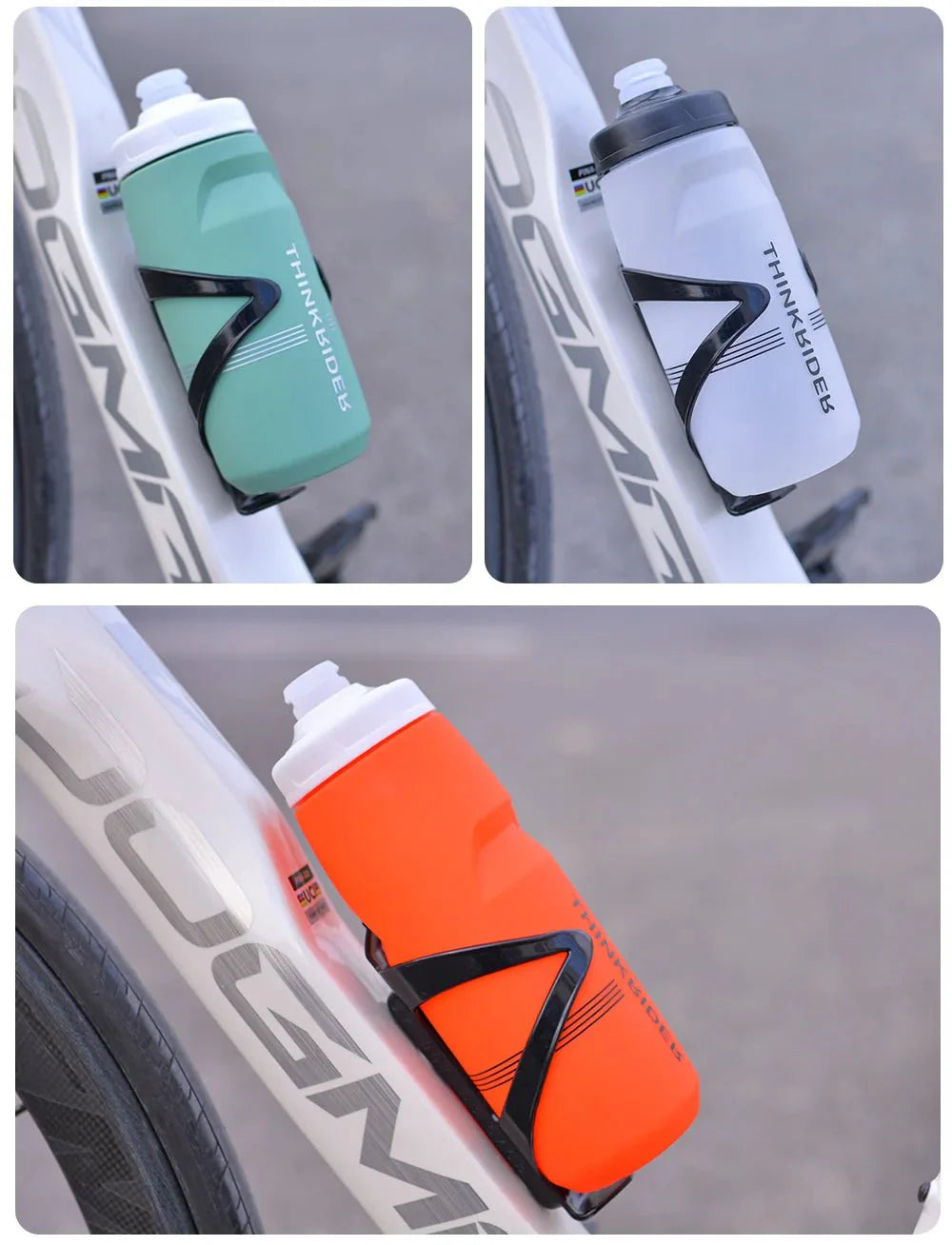 ThinkRider Bicycle Water Bottle | Leak-Proof Sports Bottle for Cycling