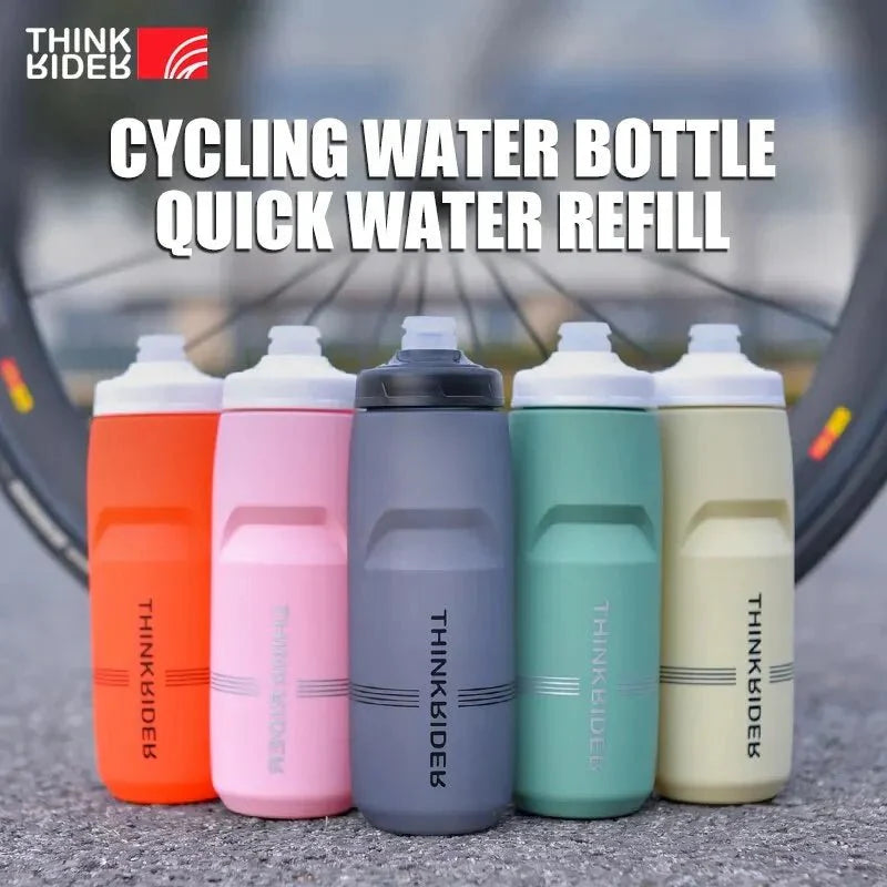ThinkRider Bicycle Water Bottle | Leak-Proof Sports Bottle for Cycling