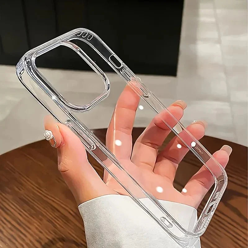 Clear Acrylic Phone Case | Ultra-Thin Transparent Cover for iPhone 16/15/14/13/12/11 Series