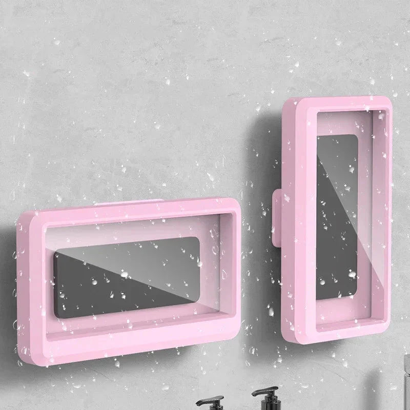 Universal Waterproof Shower Phone Holder | Anti-Fog Wall Mount Case
