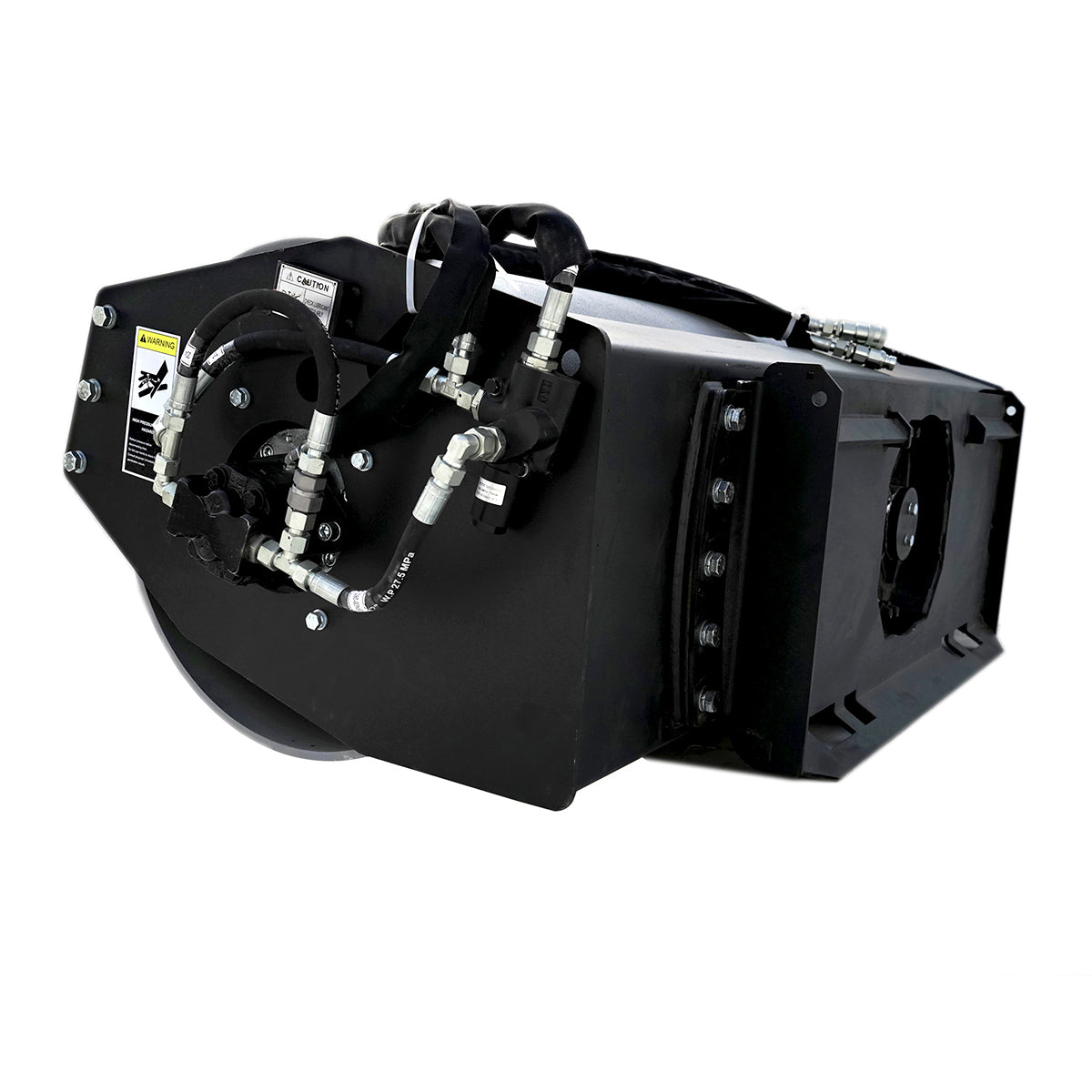 Greatbear 72" Skid Steer Vibratory Roller 24" Smooth Drum Attachment