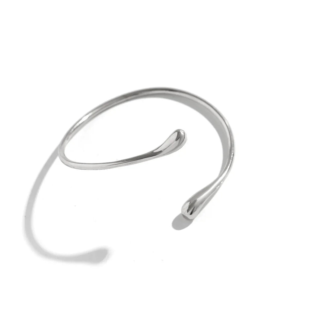 Vintage Water Drop Upper Arm Bracelet | Adjustable Geometric Bangle for Women