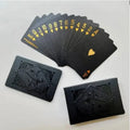 Waterproof Black Gold Poker Cards | Luxury Playing Card Deck for Adults