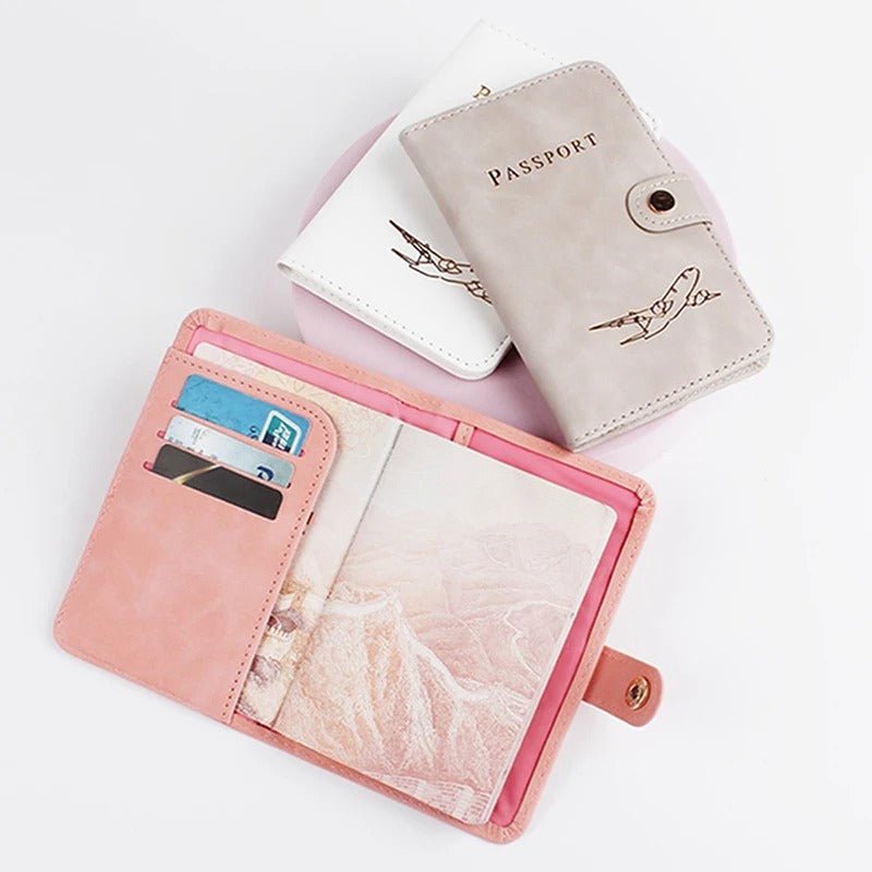 Waterproof Passport Holder | PU Leather Travel Wallet with RFID Protection
