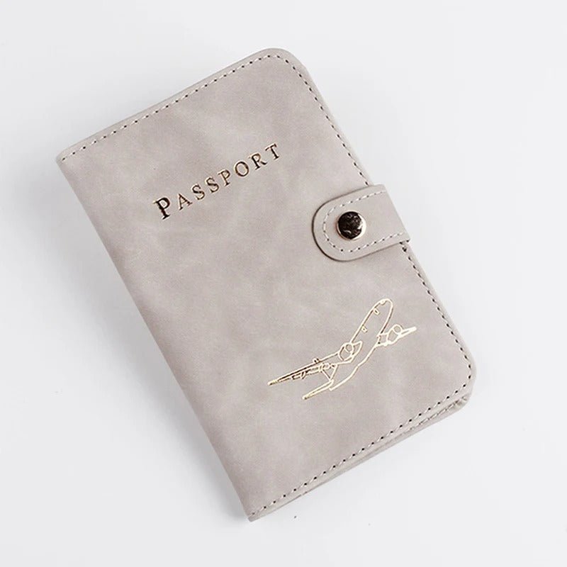 Waterproof Passport Holder | PU Leather Travel Wallet with RFID Protection