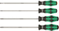 Wera 335/350/355/4 Kraftform Plus Screwdriver Set 200 mm Long 05347736002