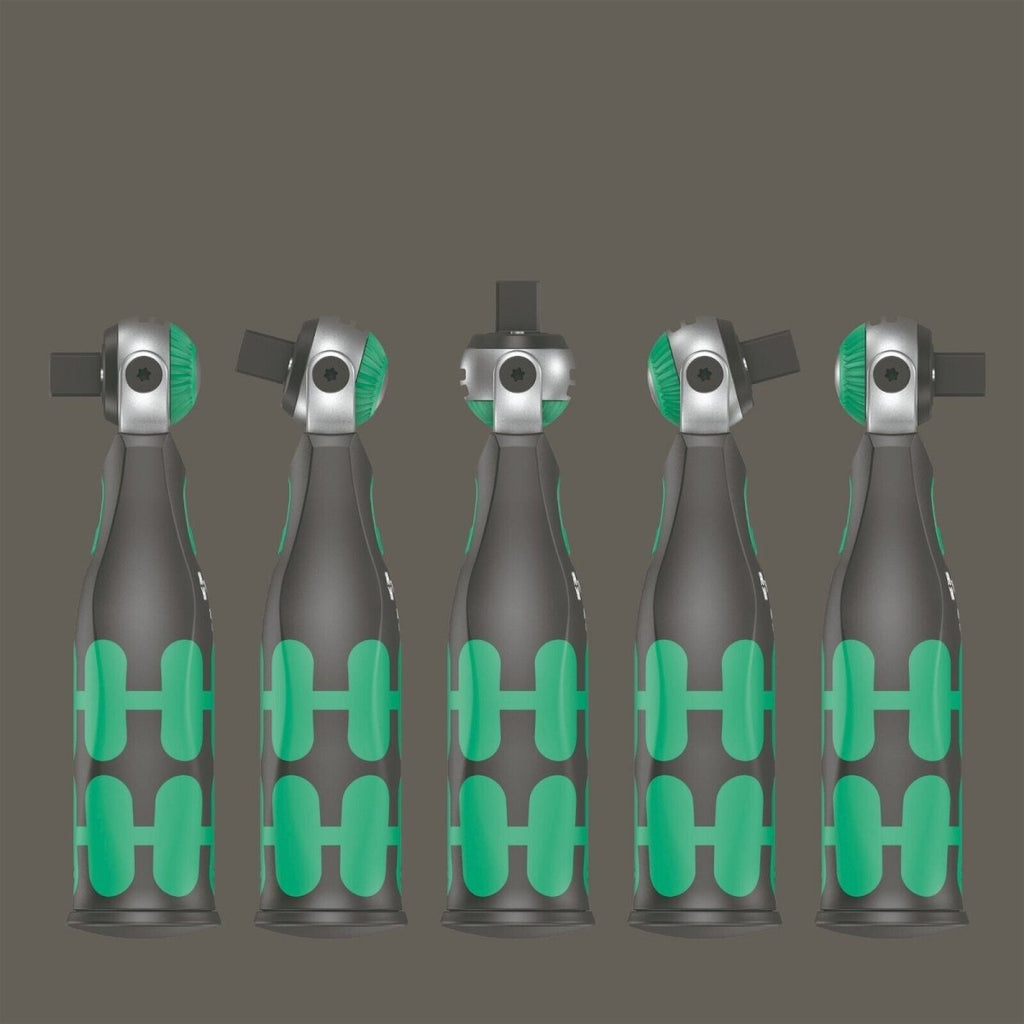 Wera 8009 Zyklop Pocket Set 2 Socket Wrench Set 3/8" Drive SAE 05004283001