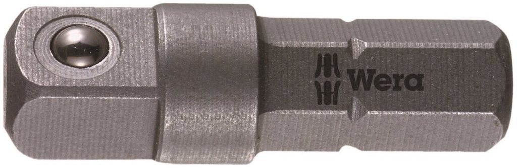 Wera 870/1 Socket Wrench Adaptor 1/4" Drive 05136000001