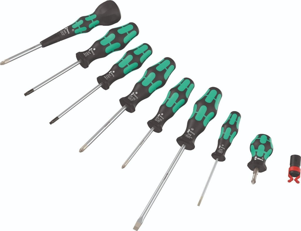 Wera 9528 Ball Grip Set 2 Screwdriver Set 9 Pieces 05134029001