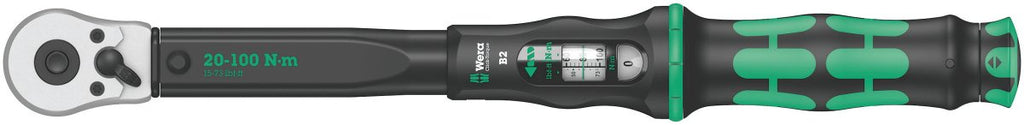 Wera Click-Torque B 2 Torque Wrench 20 - 100 Nm 3/8" Drive 05075611001