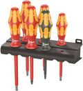 Wera Kraftform Plus VDE 100 Insulated Screwdriver Set With Rack 05347777001