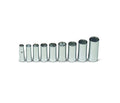 Wright Tool 6 Point Deep Socket Set 9 Piece 3/8" Drive SAE 304